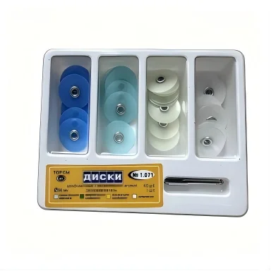 40-Pc Dental Polishing Disc Kit | Flexi Disc & RA Shank Mandrel