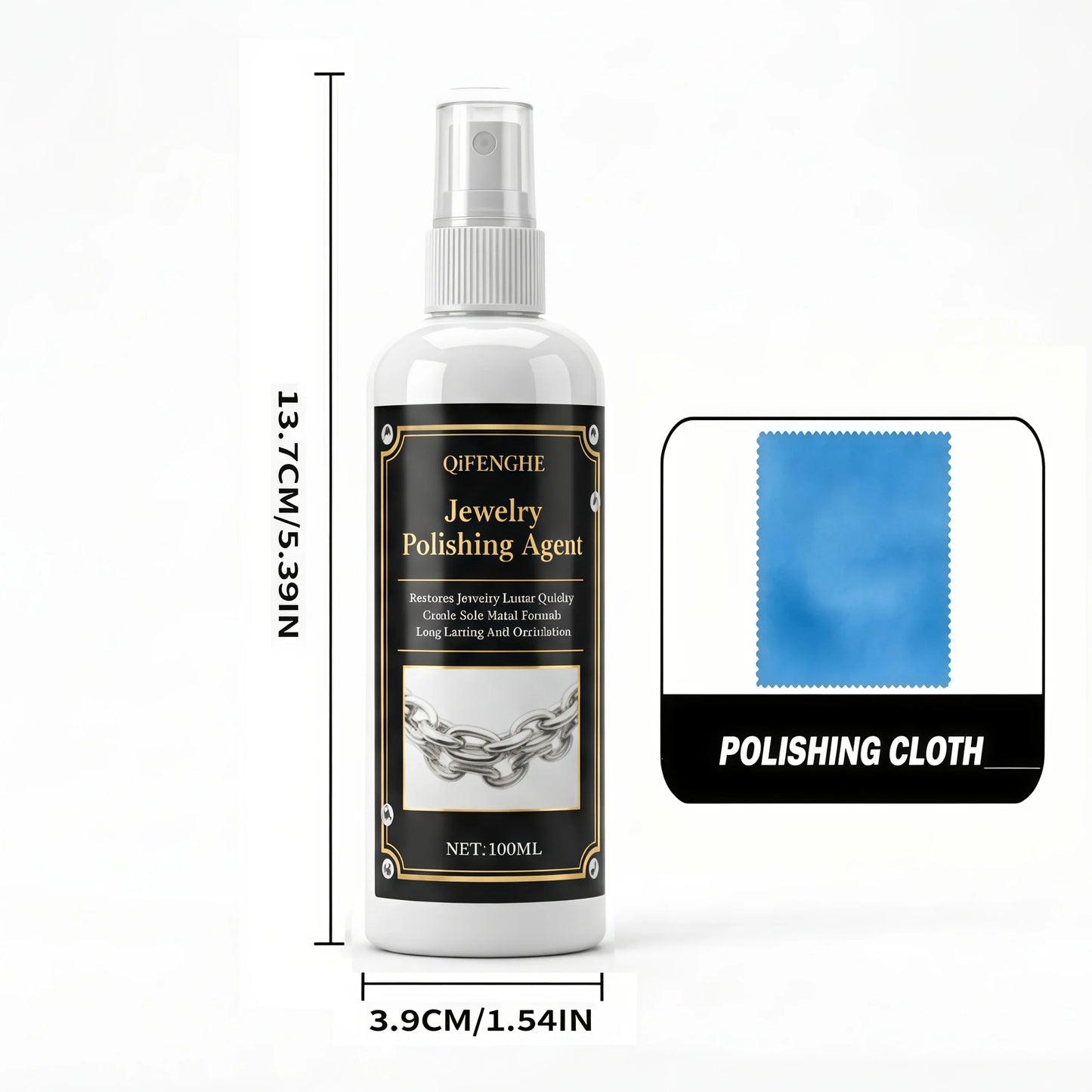 Jewelry Polishing Spray – Tarnish Remover for Gold & Silver