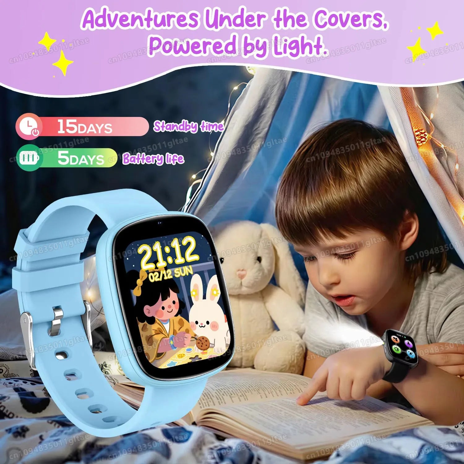 2026 Kids Games Smartwatch 1.83''HD Screen Camera 22 Interesting Games Sleep Monitor Alarm Clock Calculator Children Watch Gifts Peaceful Pleasures Health and Wellness