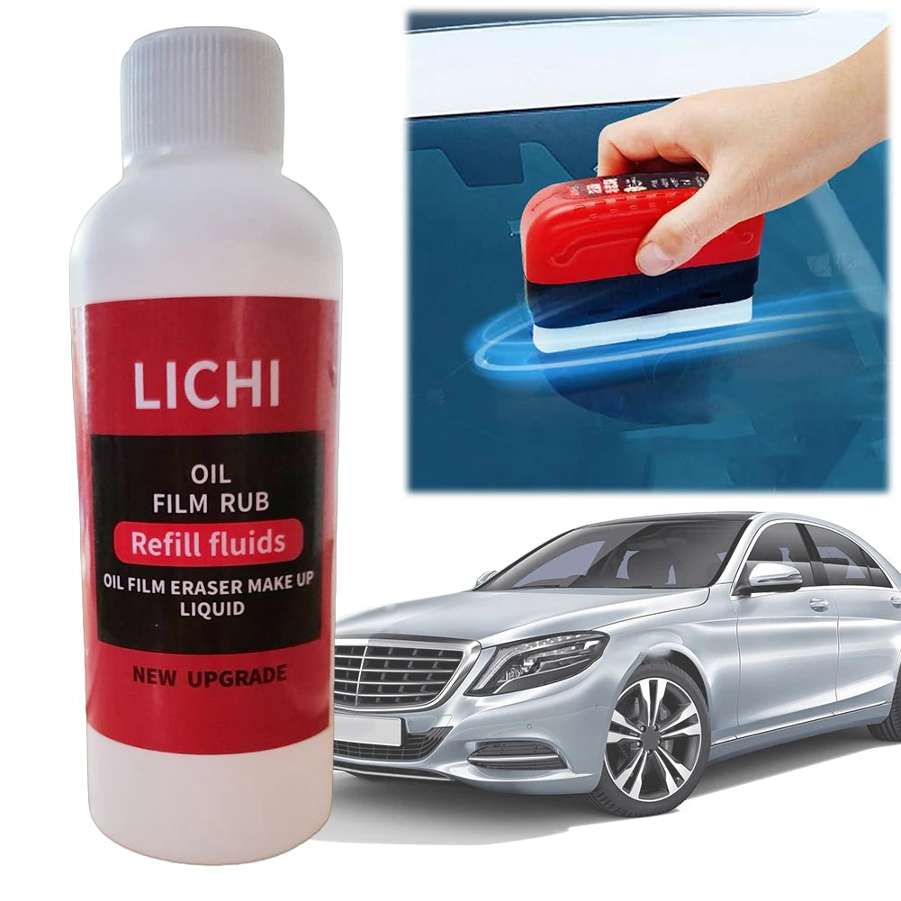 1-10PCS 100ml Car Windshield Cleaner Liquid Auto Glass Oil Refill Window Glass Oil Film Agent Car Glass Maintenance Agent Peaceful Pleasures Health and Wellness