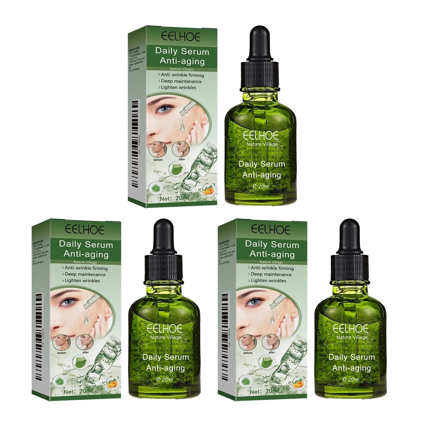 Lifting & Firming Daily Face Serum – Wrinkles, Pores & Glow