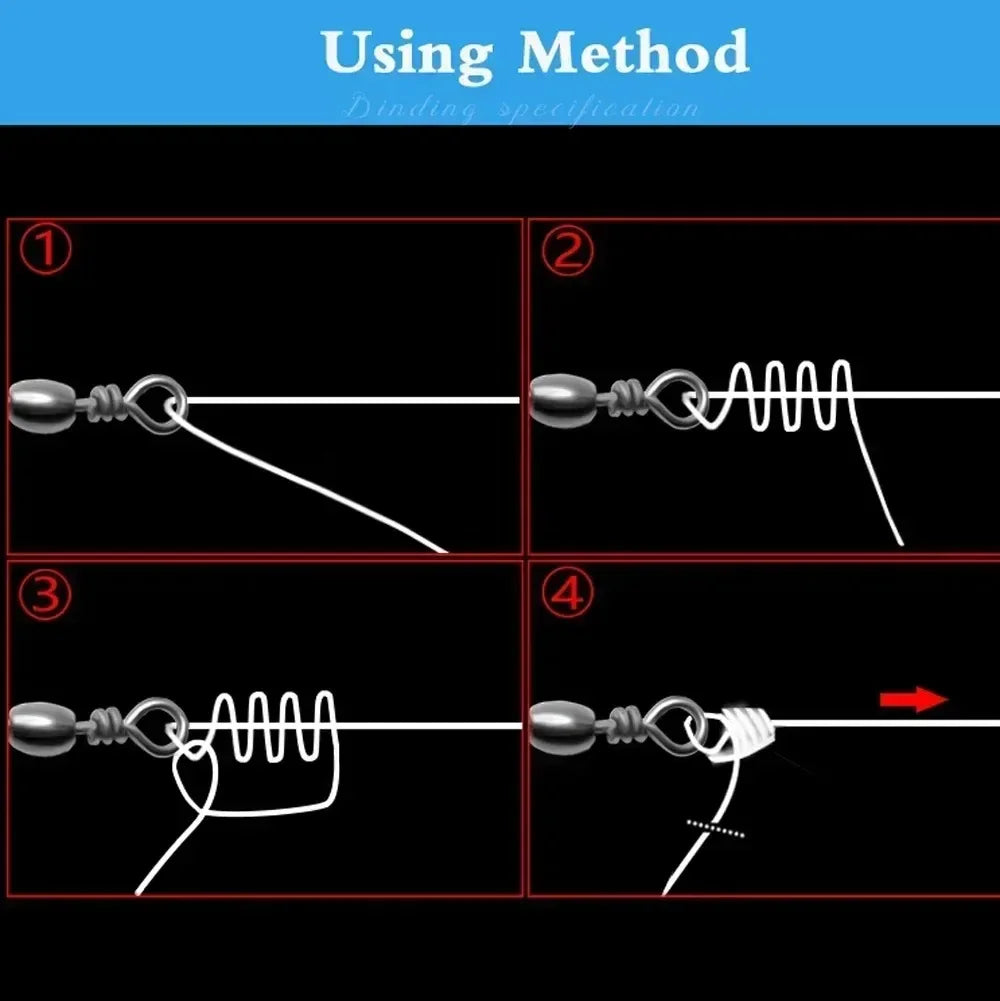 30/50/100pcs Fishing Ball Bearing Carp Tools Boat Hook Goods Accessories Professional Interlock Bait Tool Hooks Tackle Sports Peaceful Pleasures Health and Wellness