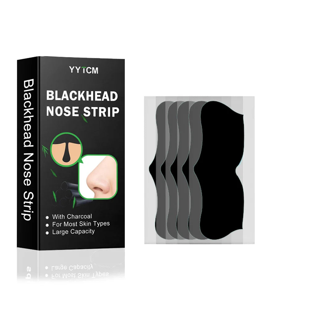 Large Size Black Nose Strips Bamboo Charcoal Blackhead Remover Deep Cleansing Pore Strips for Nose Care 5/10/15/20/30/40/80pcs Peaceful Pleasures Health and Wellness 1box 5pcs
