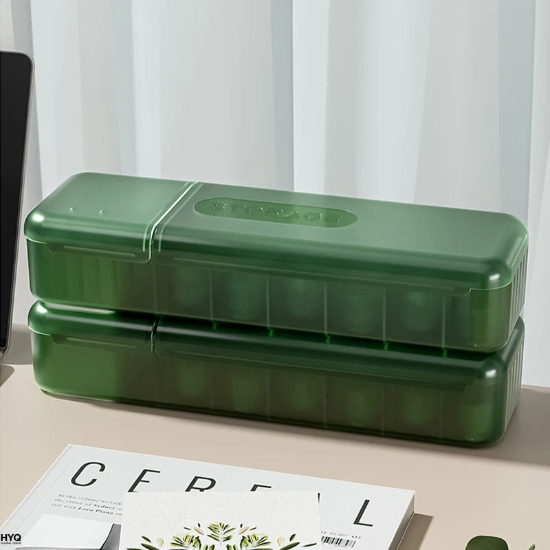 Desktop Covered Data Cable Storage Box Power Charging Sorting Tool