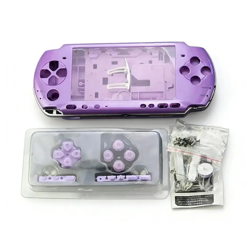 Full Replacement Housing Shell Kit for PSP 3000 Console Complete Case Cover With Buttons Screws DIY Repair Parts for PSP3000 03 Peaceful Pleasures Health and Wellness purple