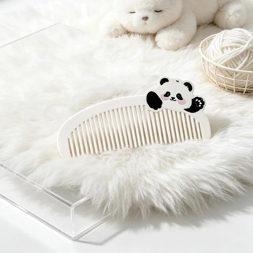 Cute Panda Wide Tooth Pocket Comb – Portable Travel Comb