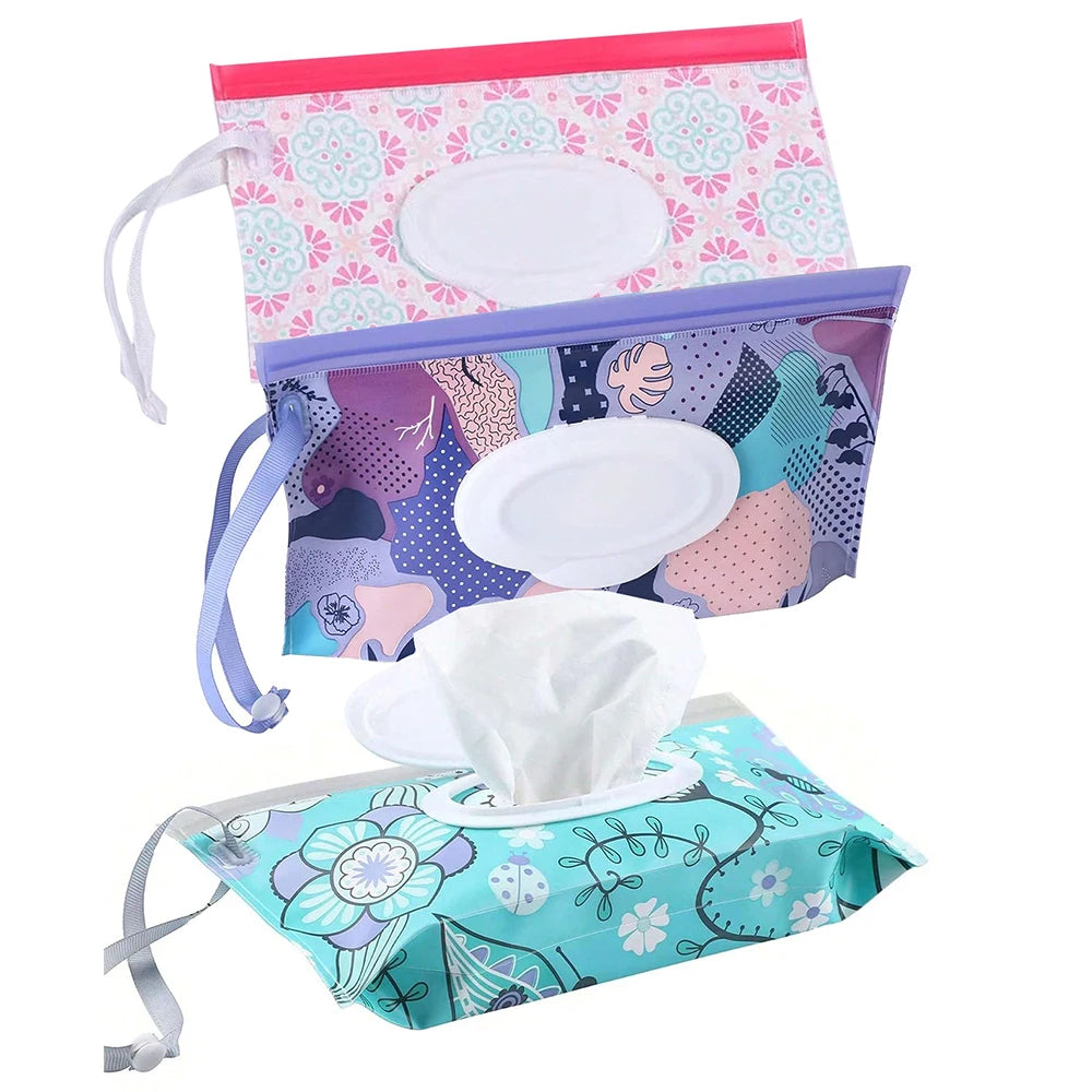 Portable Refillable Wet Wipes Dispenser Box | Baby & Travel