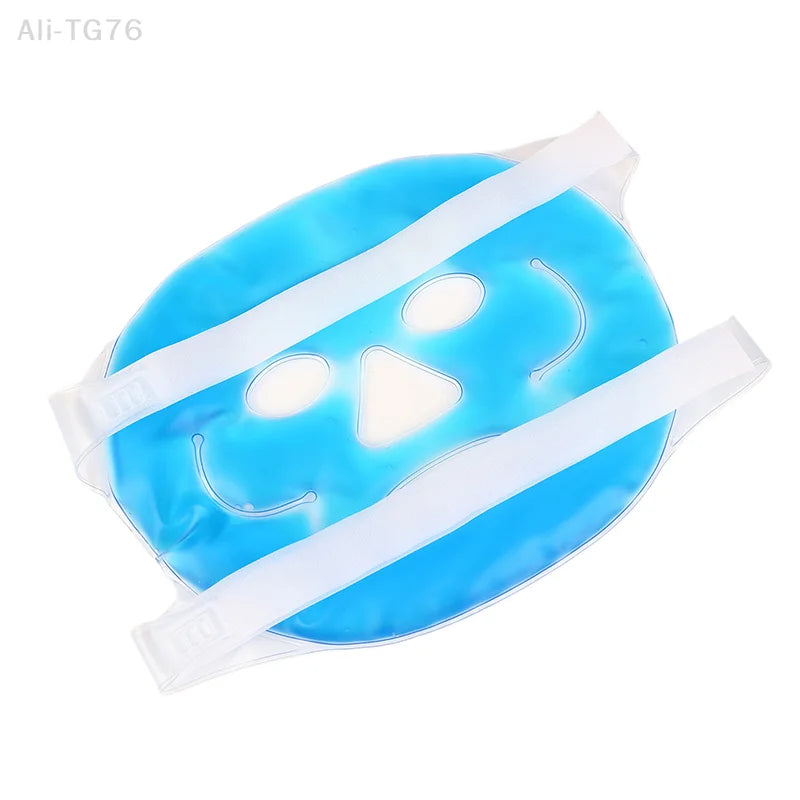 Cold Gel Face Mask – Full Face Ice & Hot Compress Pad