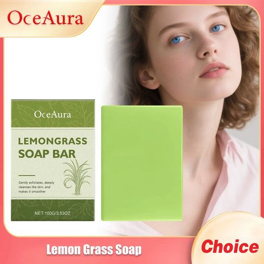 OceAura Lemon Exfoliating Soap – Cleanse, Hydrate & Firm Skin Exfoliating Bar Soap Oasis Select