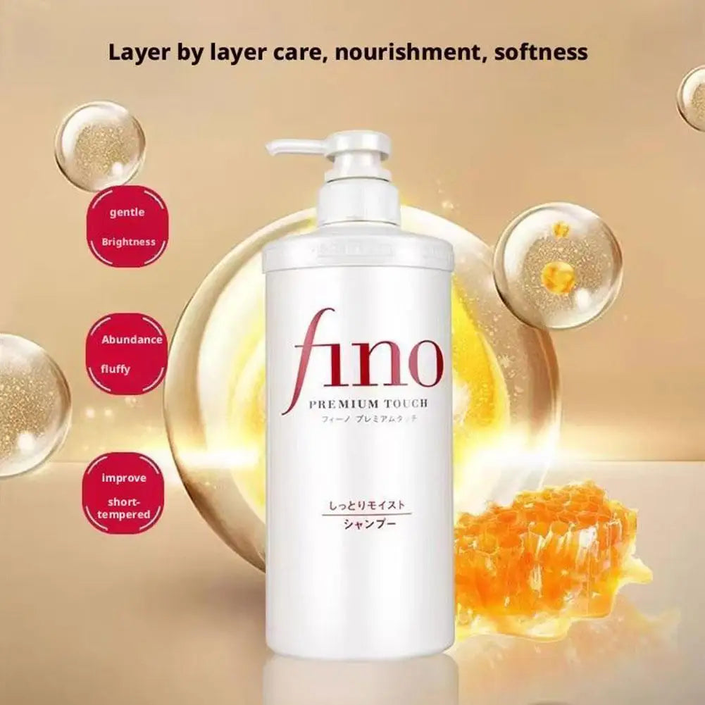 Fino Shampoo Conditioner 550ml Oil Control Volumizing Smooth Hair Mask Repair Dry Damaged Hair Moisturizing Nourishing Treatment Peaceful Pleasures Health and Wellness