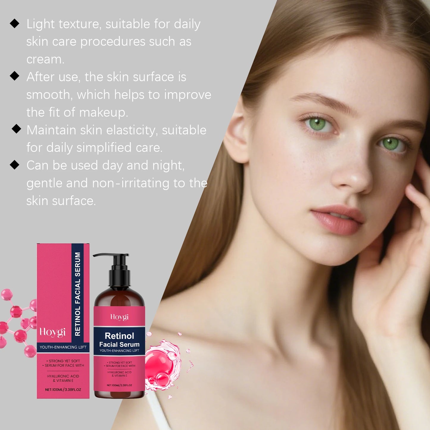 Retinol Face Serum – Anti-Wrinkle, Firming & Hydrating