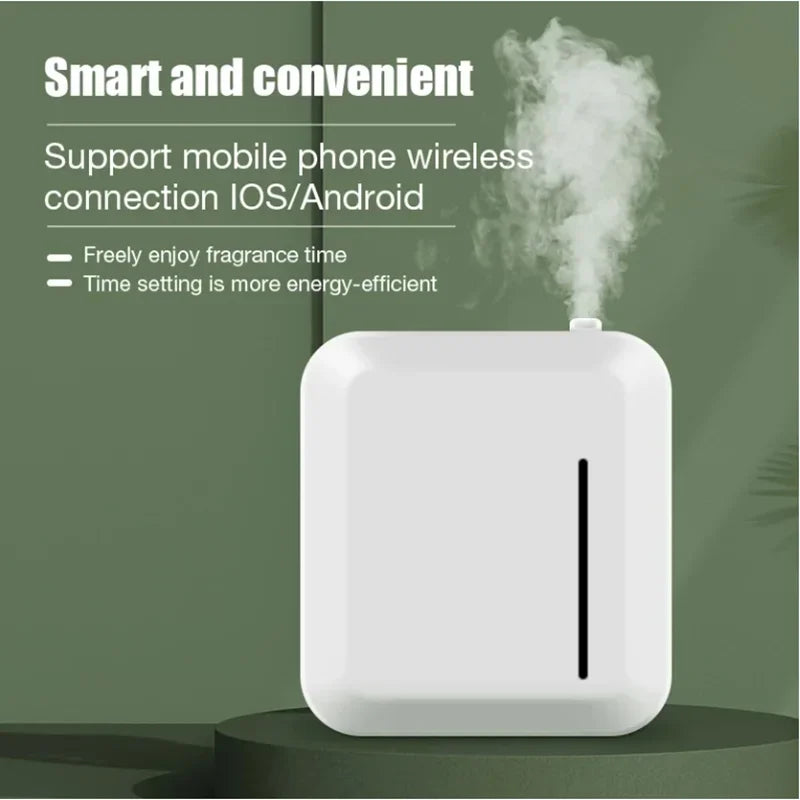 URGGU Waterless Aroma Diffuser – Bluetooth App, 300m³ Coverage