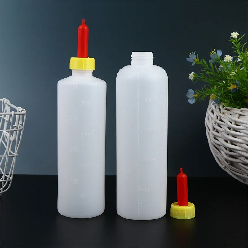 Lamb Feeding Bottle 400/500ml + 3 Nipples | Calf Piglet Goat