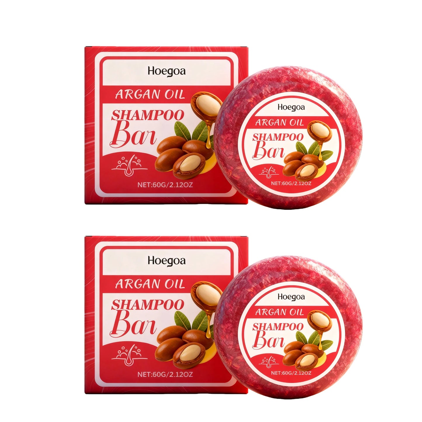 HOEGOA Shampoo Bar – Frizz Control, Repair & Hydration 60g