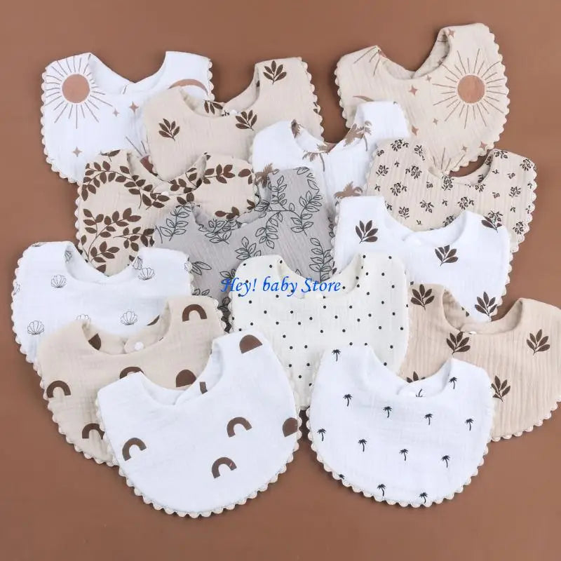 Soft Cotton Baby Burp Cloth | Newborn Feeding Towel 22x25cm