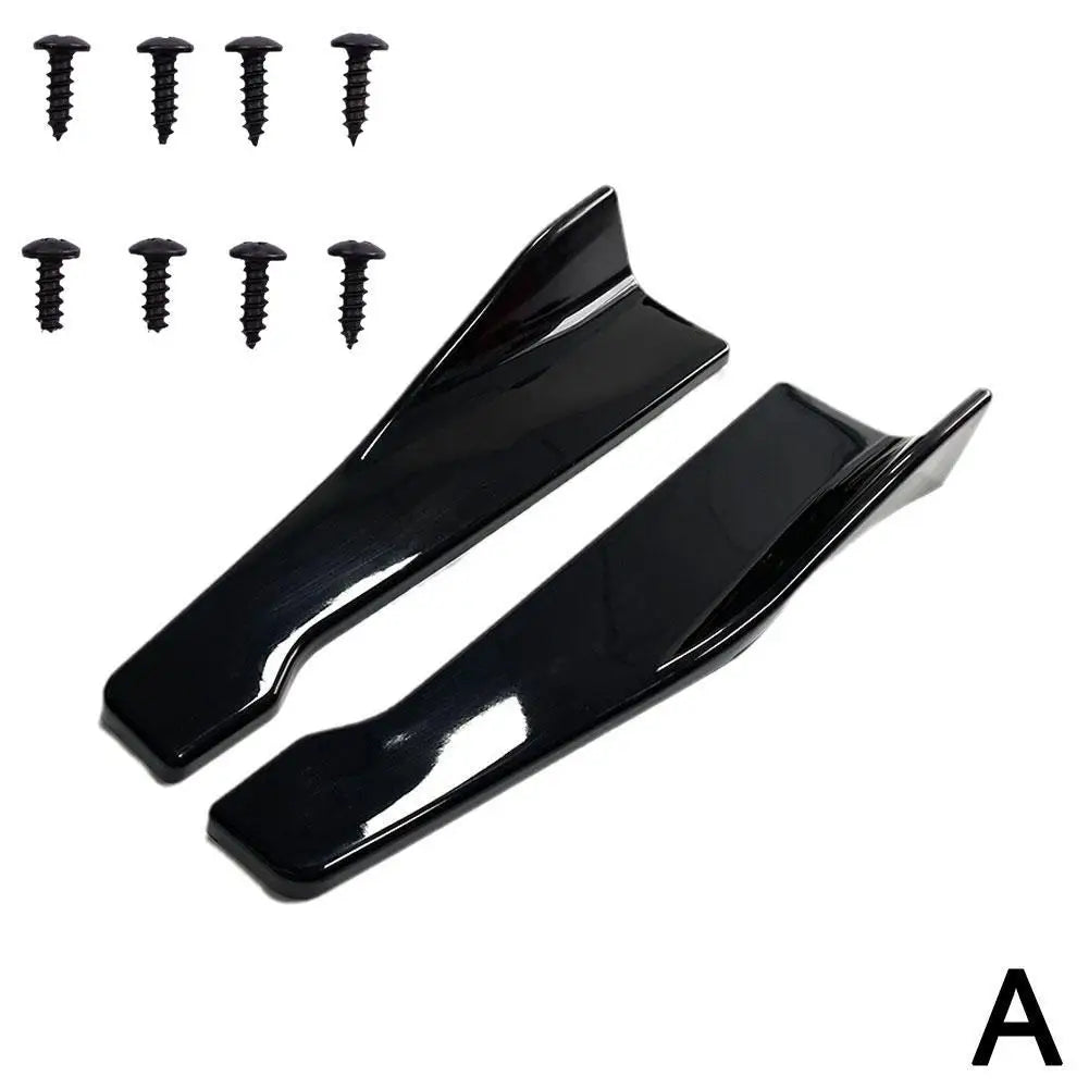 Universal Car Front Rear Bumper Strip Lip Spoiler Diffuser Splitter Scratch Protector 48CM Length For Audi BMW HONDA Peaceful Pleasures Health and Wellness A