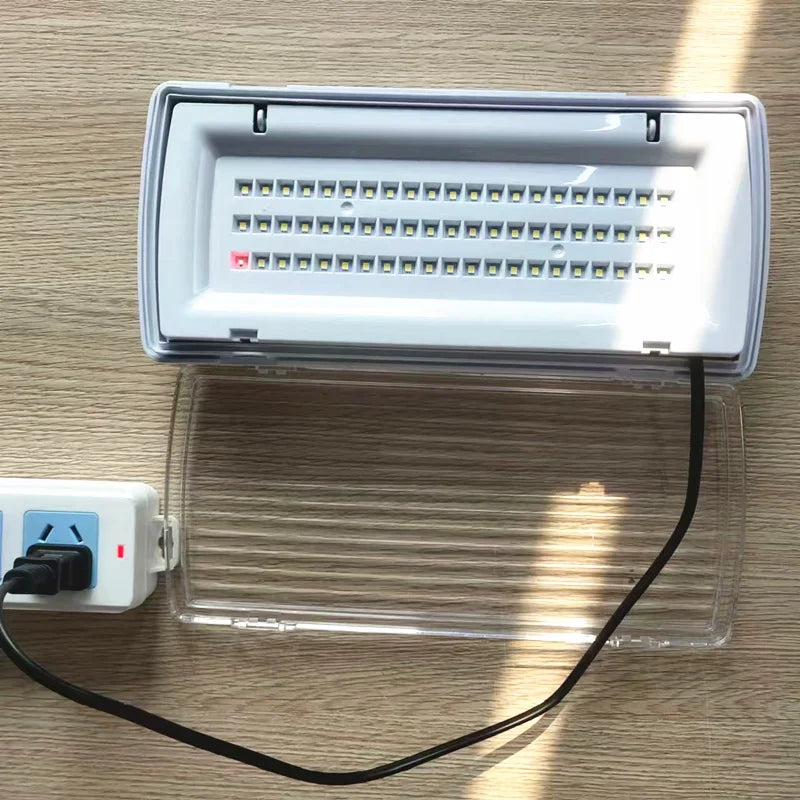 LED Emergency Light 3-Hr Backup 18650 Battery | AC85-265V