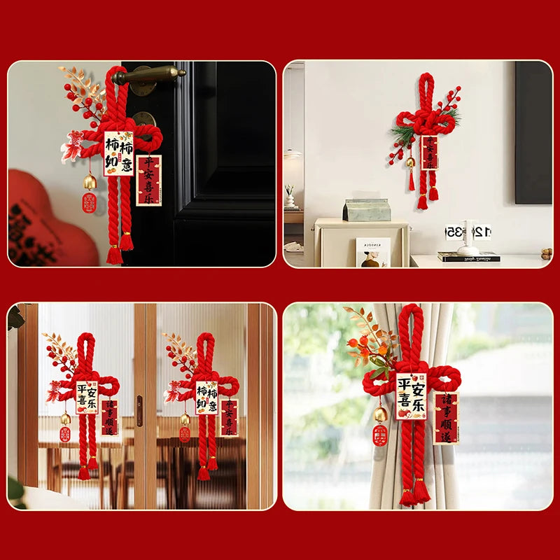 2026 Year of the Horse Chinese Knot Door Hanging | New Year Decor
