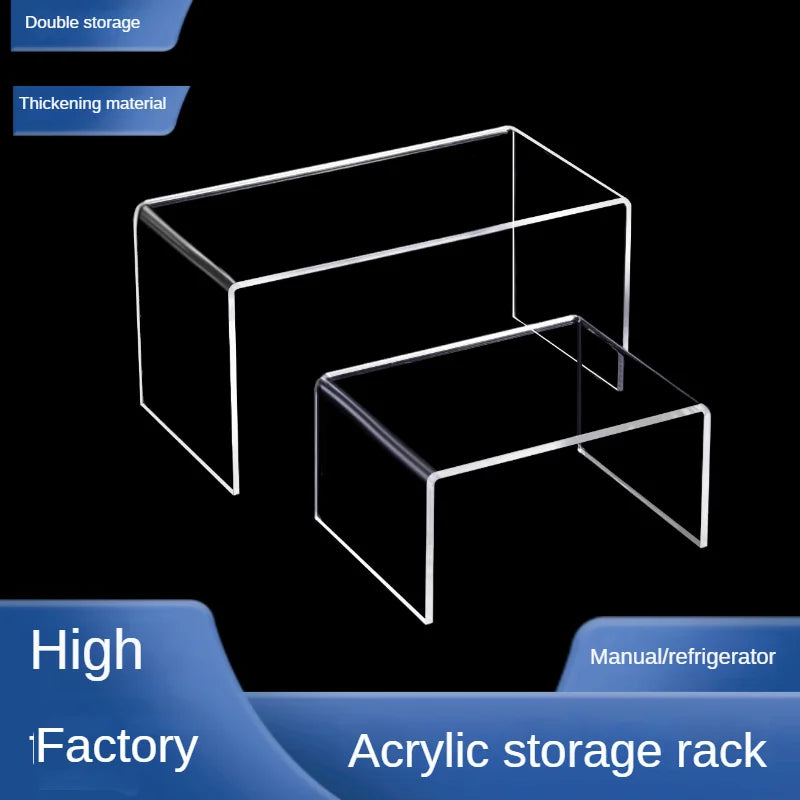 5mm Clear Acrylic Desktop Storage Rack – Cosmetics & Display
