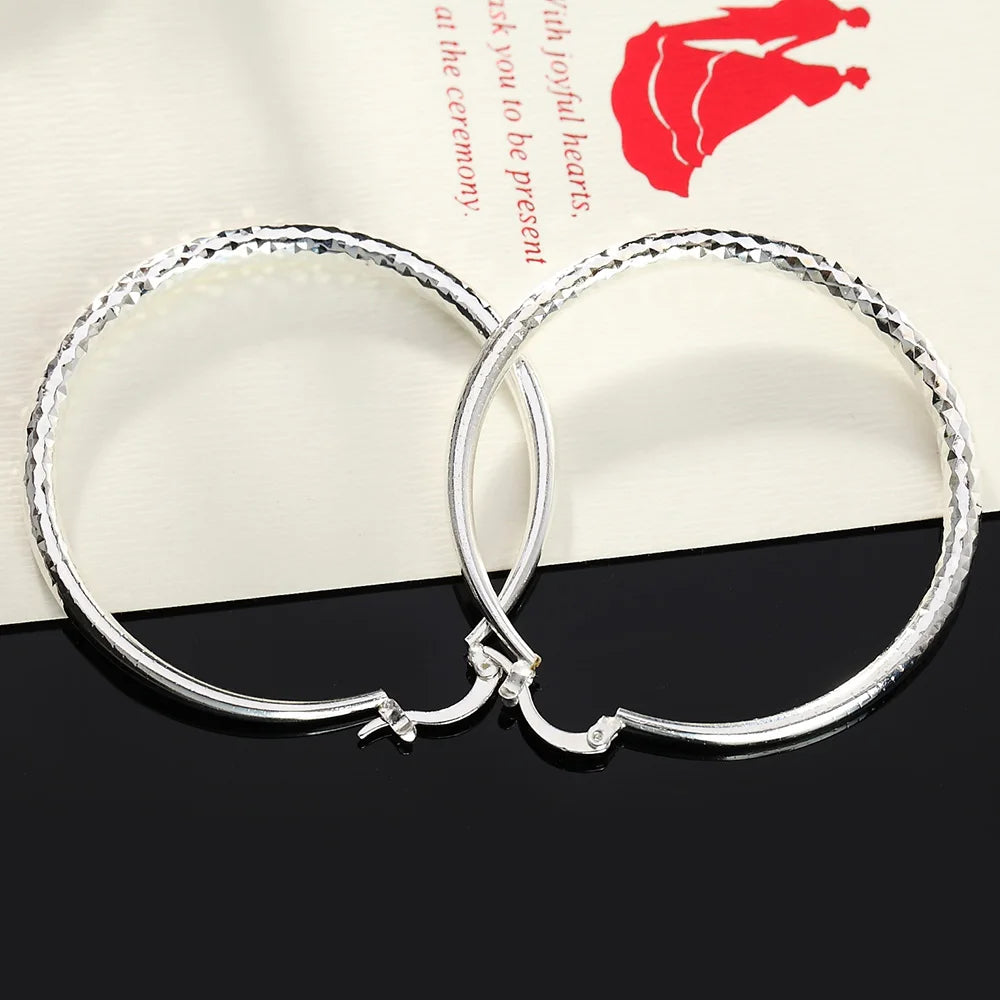 3CM Circle Hoop Earrings for Women – Trendy Fashion Jewelry