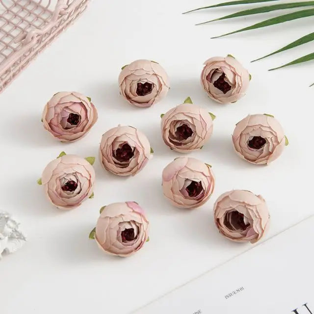 Silk Rose Tea Bud Artificial Flowers – Wedding & Home Decor