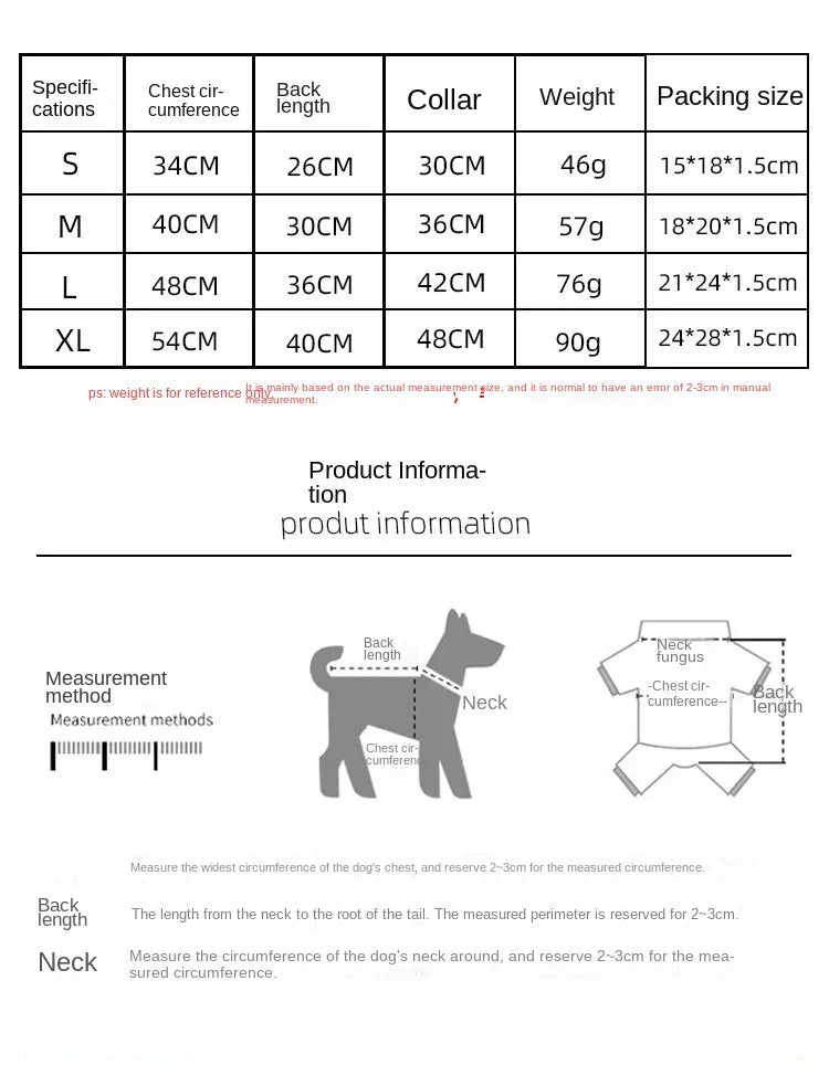 Fleece Dog Vest – Winter Jacket for Small Dogs & Cats