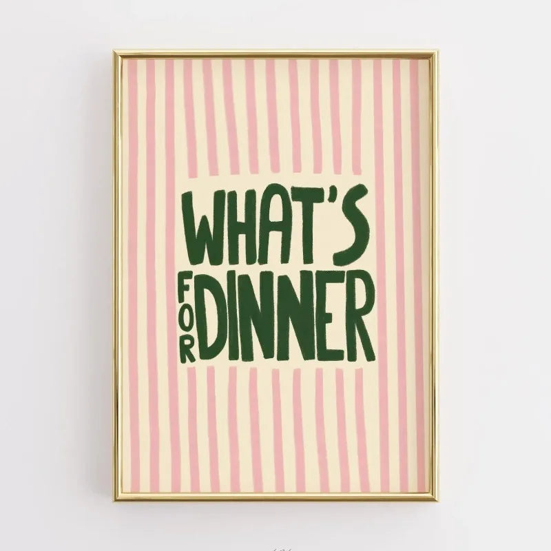 Funny Kitchen Coffee Quote Retro Canvas Wall Art Print