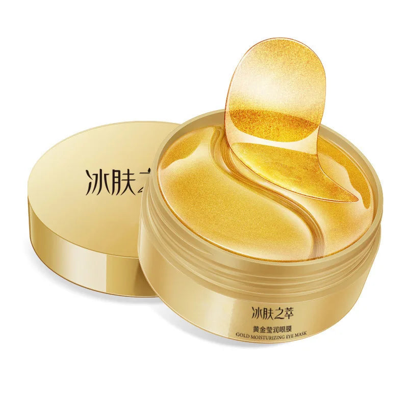 Gold Collagen Eye Patches 60pc – Hydrating Under-Eye Masks
