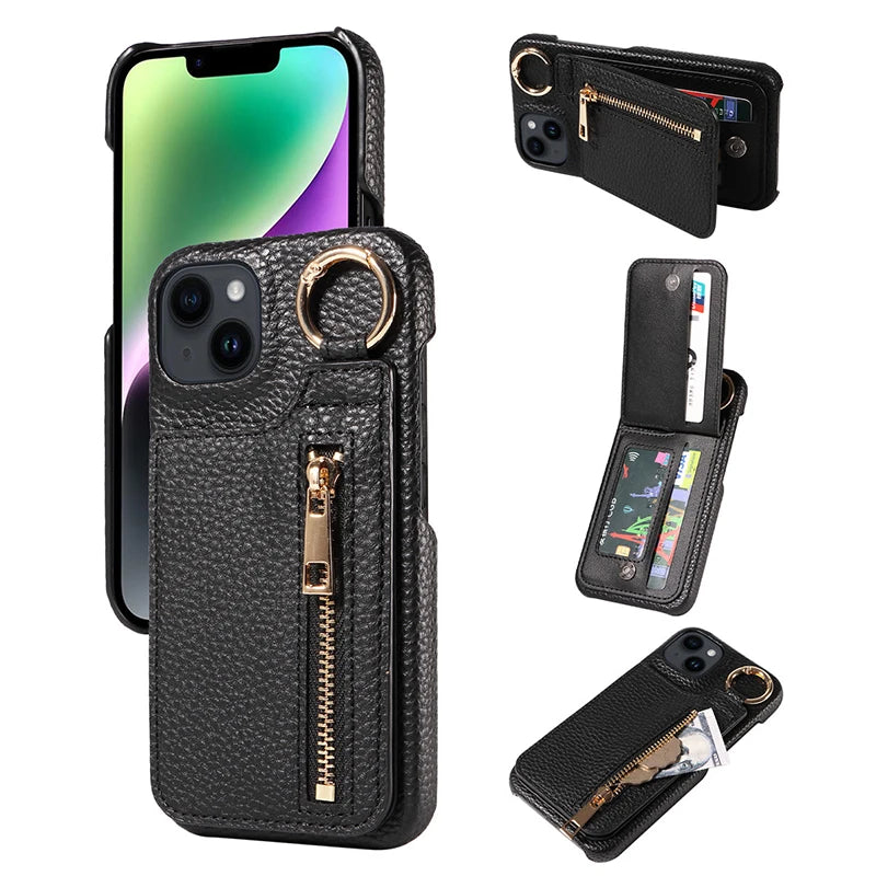 Case for iphone 17 pro max leather case for iphone 15 pro max with pocket for iphone wallet magsafe Phone case card storage Peaceful Pleasures Health and Wellness