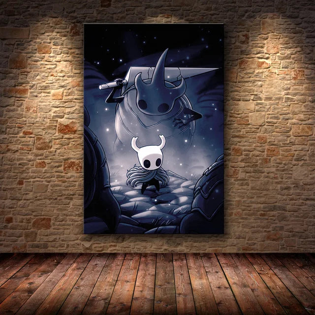 Hollow Knight Hallownest Map HD Canvas Poster | Wall Art Canvas Wall Art Poster Peaceful Pleasures Health and Wellness