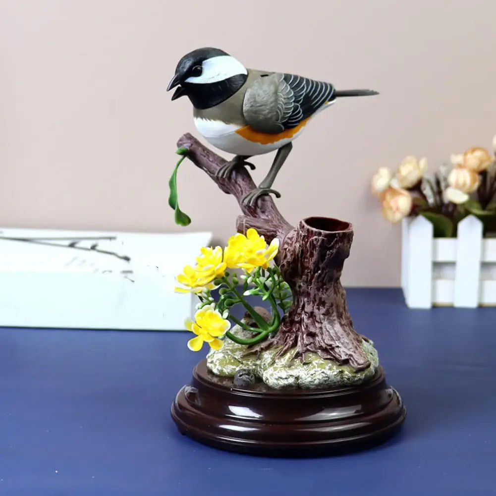 Simulation Voice Control Little Bird Creativity Cute Decorative Item