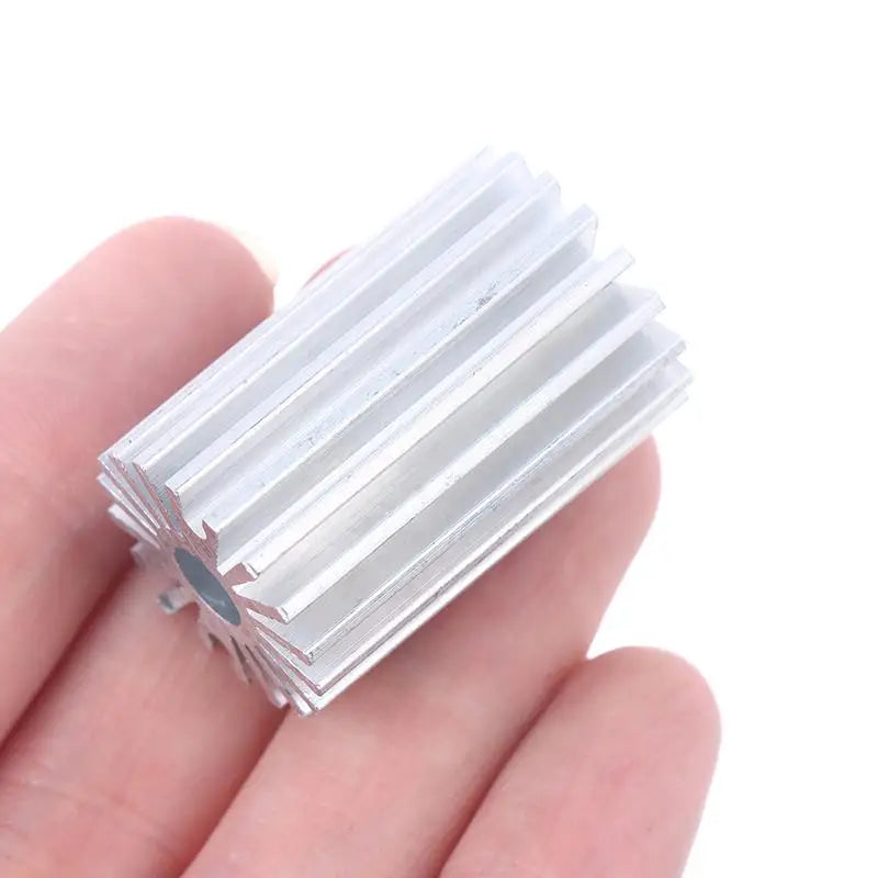 High Quality 20mm 1W 3W Silver Aluminum Profile Radiator High-power Aluminum Led Radiator Led Light Heatsink 30mm Height Peaceful Pleasures Health and Wellness
