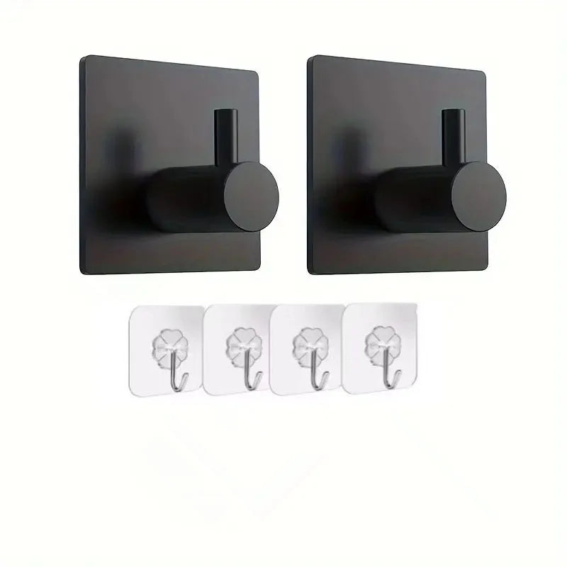 Heavy-Duty Stainless Steel Wall Hooks | Waterproof 6/7 Pack