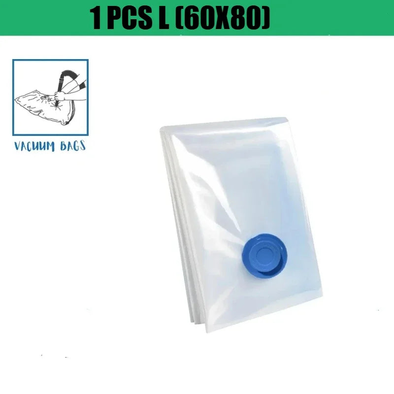 Vacuum Storage Bags for Clothes, Comforters & Bedding | 5 Sizes