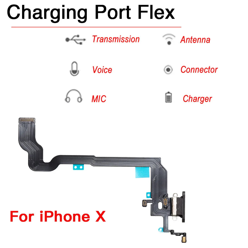 iPhone X Full Internal Parts Replacement Kit – Flex Cable Set