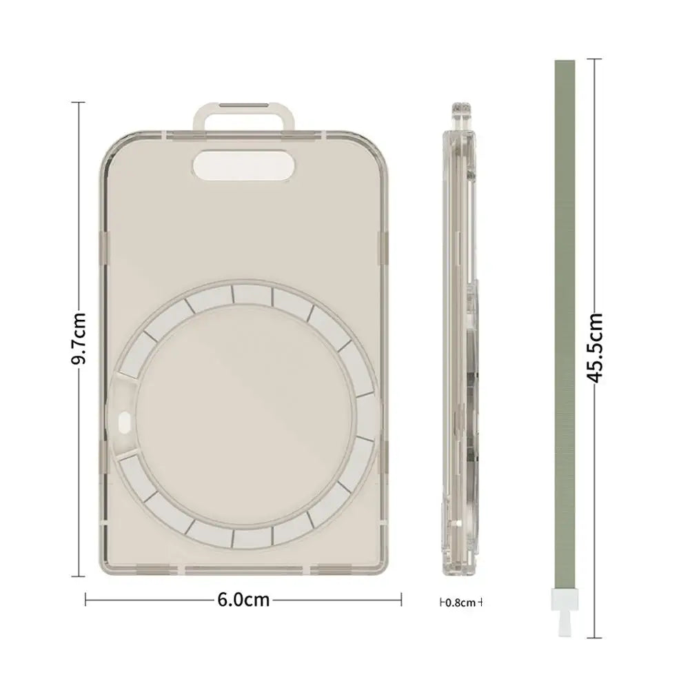 For PLAUD Note/Plaud Note Pro(2025) Magnetic PC Protective Case Recording Device Flexible Leather Case Peaceful Pleasures Health and Wellness