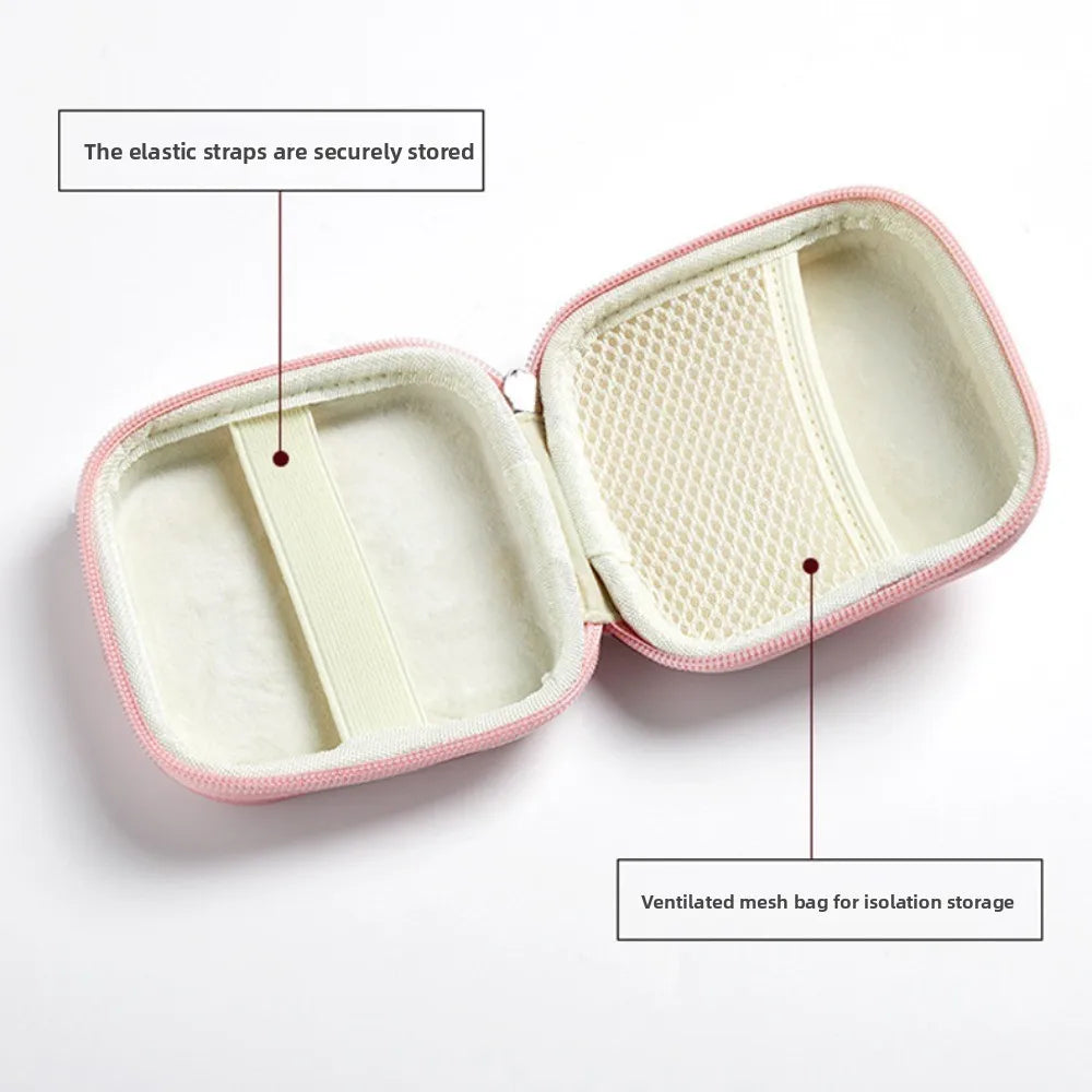 Portable EVA Digital Storage Bag Shockproof Protective Charger Storage Bag Prevent Scratches Wear-resistant Peaceful Pleasures Health and Wellness