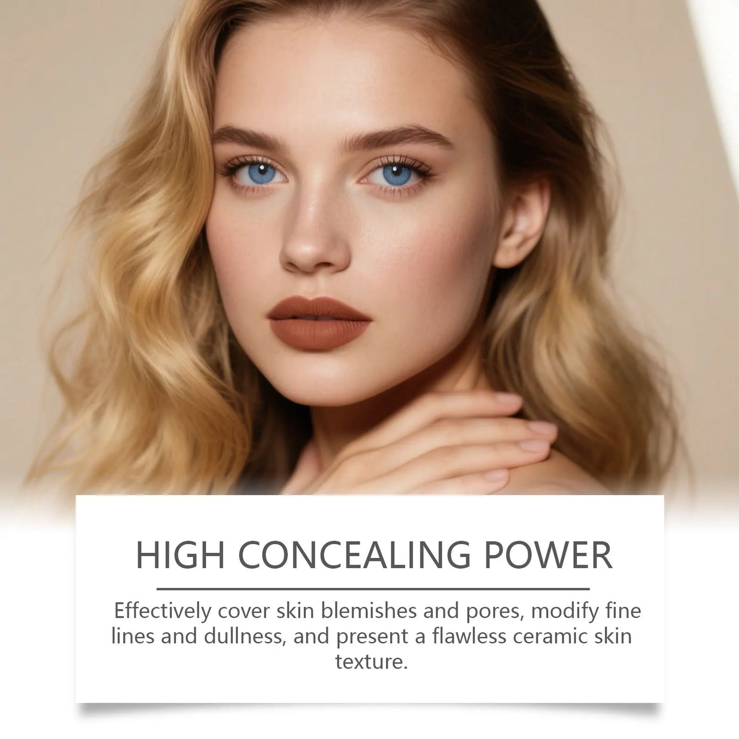 Mushroom Air Cushion CC Cream Foundation – Waterproof & Full Coverage