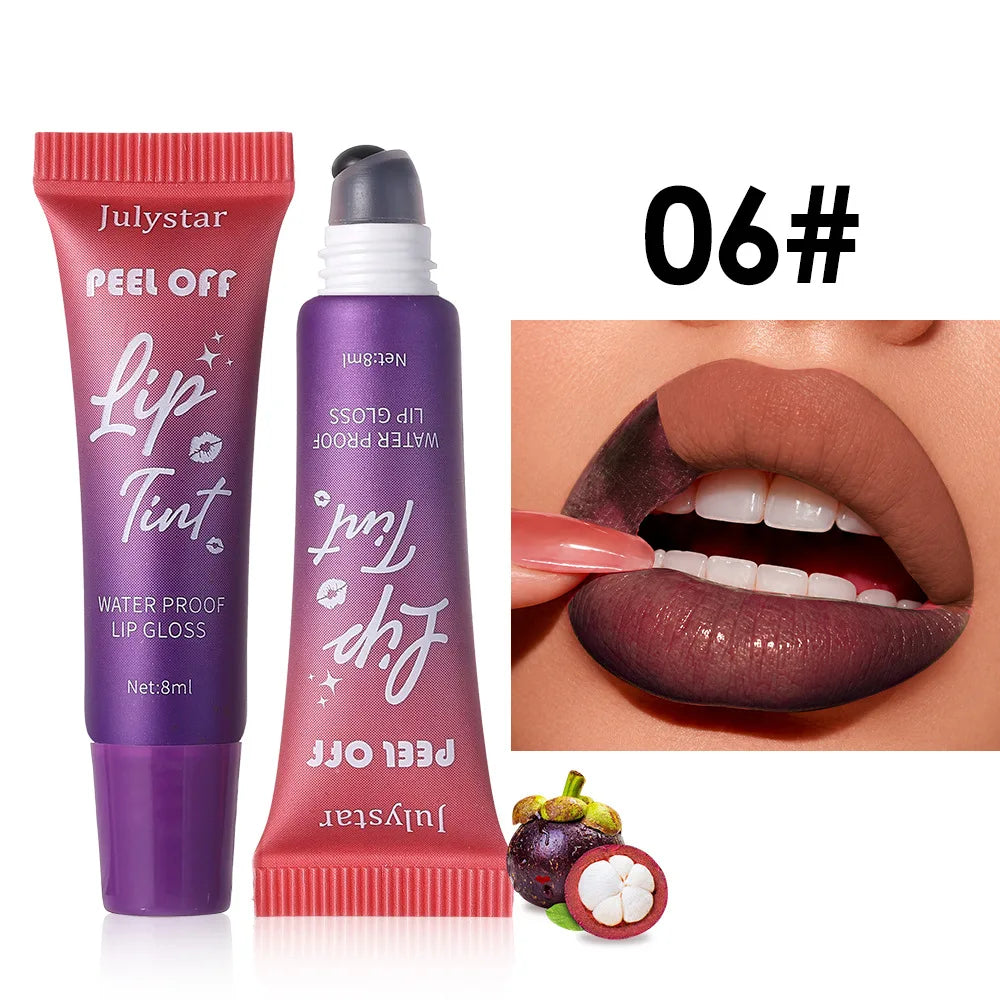 Peel-Off Matte Lip Stain | 6 Colors Waterproof Lip Gloss