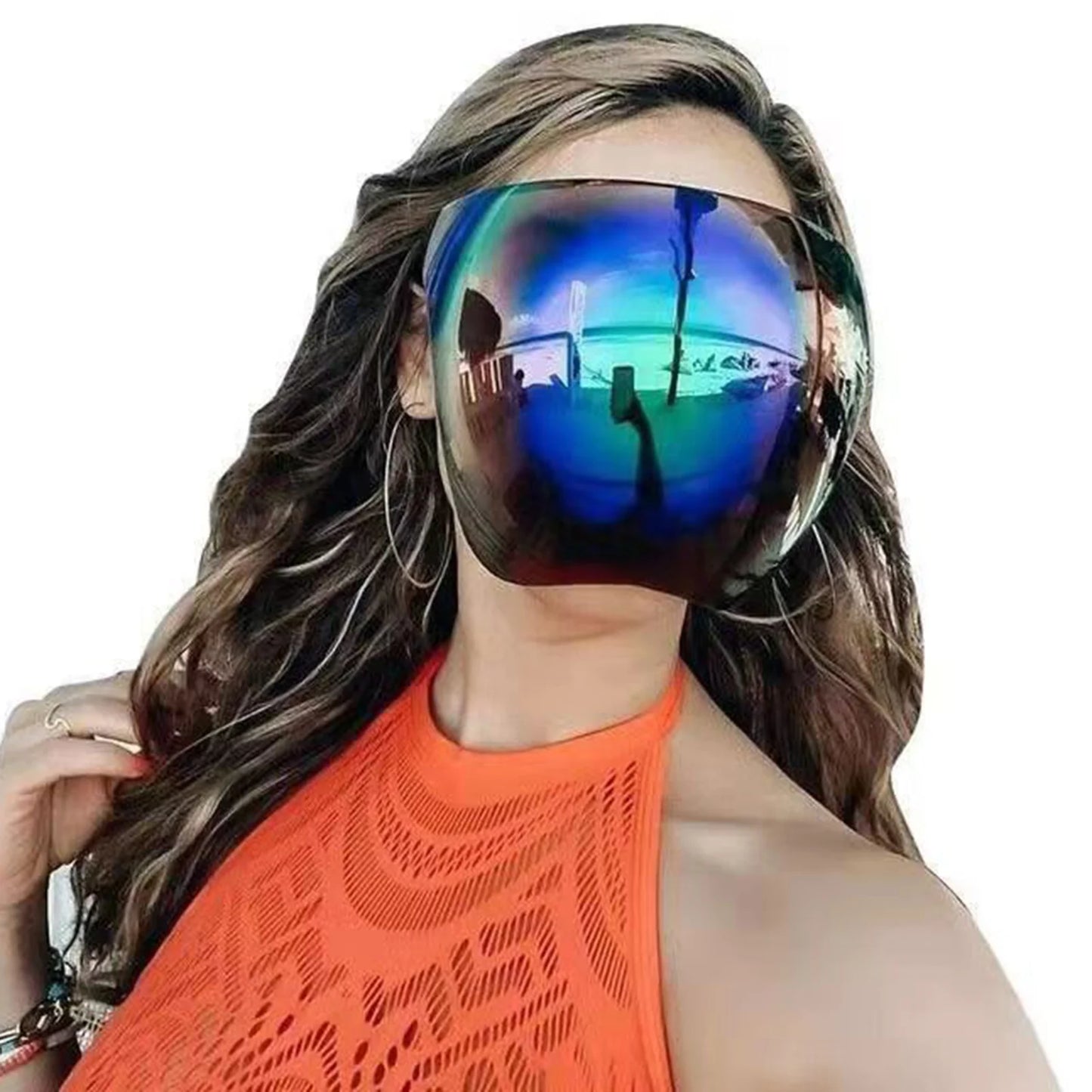 Windproof Cycling Goggle Mask Protect Eyes Outdoor Sports Full Face Goggles for Riding Motorcycles Mountain Biking Peaceful Pleasures Health and Wellness