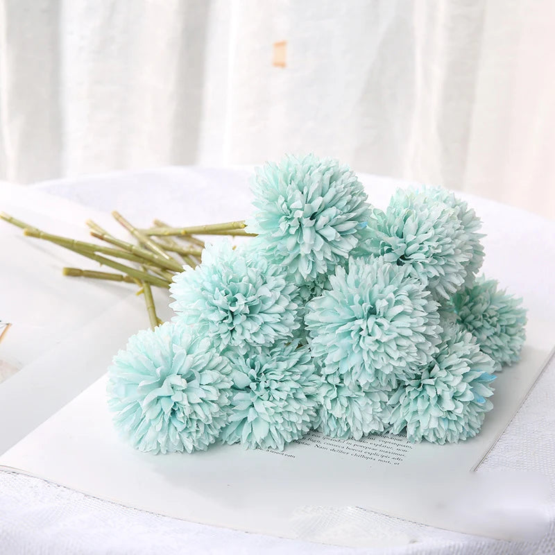 Silk Dandelion Flower Ball – Artificial Wedding Bouquet Decor
