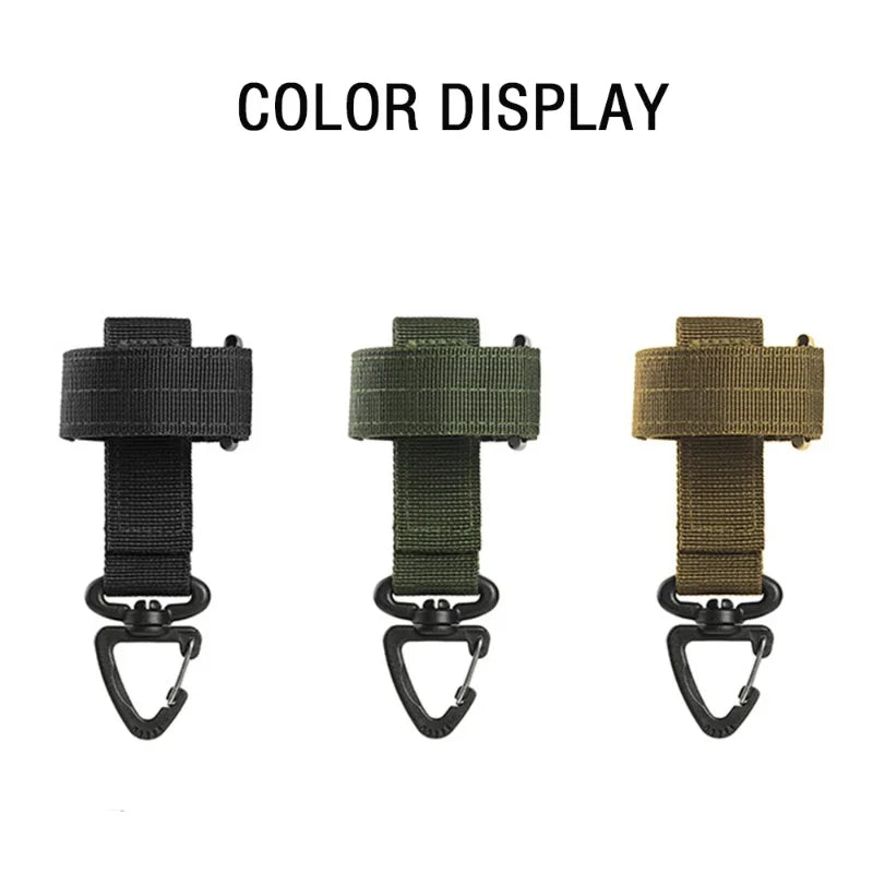 Outdoor Tactical Multi-purpose Nylon Hook Gloves Safety Clip Climbing Rope Camping Hanging Buck for Outdoor Camping multitool Peaceful Pleasures Health and Wellness
