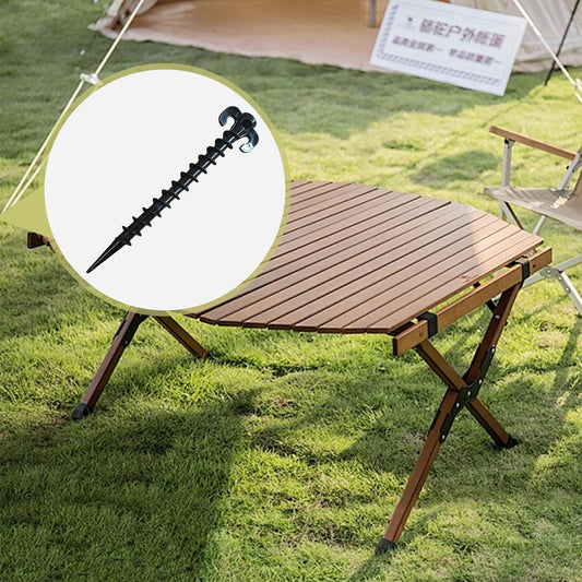 10pcs Tent Pegs Canopy Stakes Durable Ground Anchor Nail with Great Holding Power Suitable for Rain Tarps Hiking Gardening Peaceful Pleasures Health and Wellness