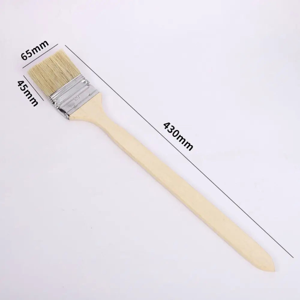 Long Handle Elbow Paint Brush – Solid Wood & Mixed Bristle