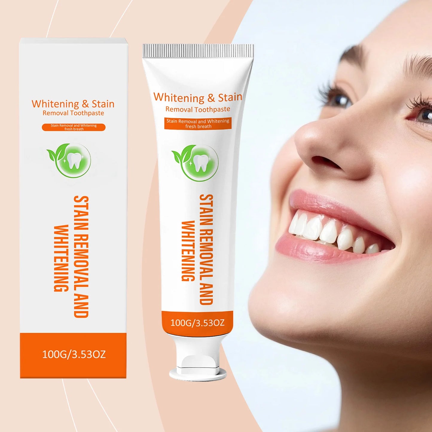 Whitening Toothpaste Eliminate Coffee Tea Stain Soothing Refreshing Brighten Teeth Fresh Breath Inhibit Oral Bacteria Oral Care Peaceful Pleasures Health and Wellness