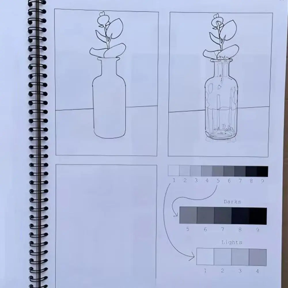 Professional This Is Not a Sketchbook Interactive Workbook Hardcover Art Class Drawing Book Thick Paper Stationery Peaceful Pleasures Health and Wellness