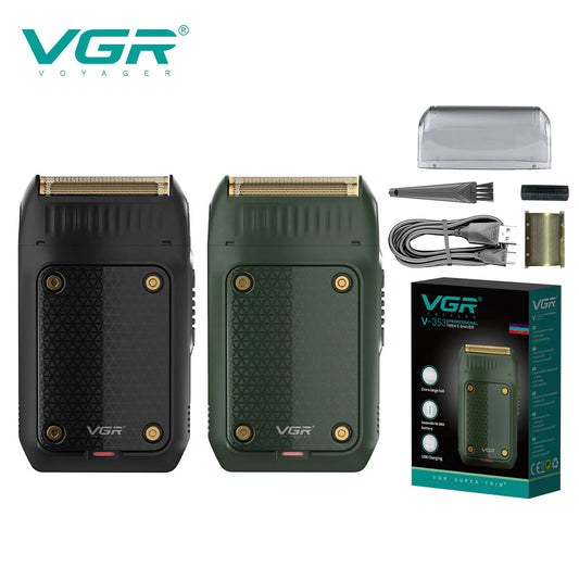 VGR 353 Razor Electric Shaver Professional Hair Trimmer Rechargeable Razors Portable Beard Trimmer Mini Hair Shaver for Men Peaceful Pleasures Health and Wellness