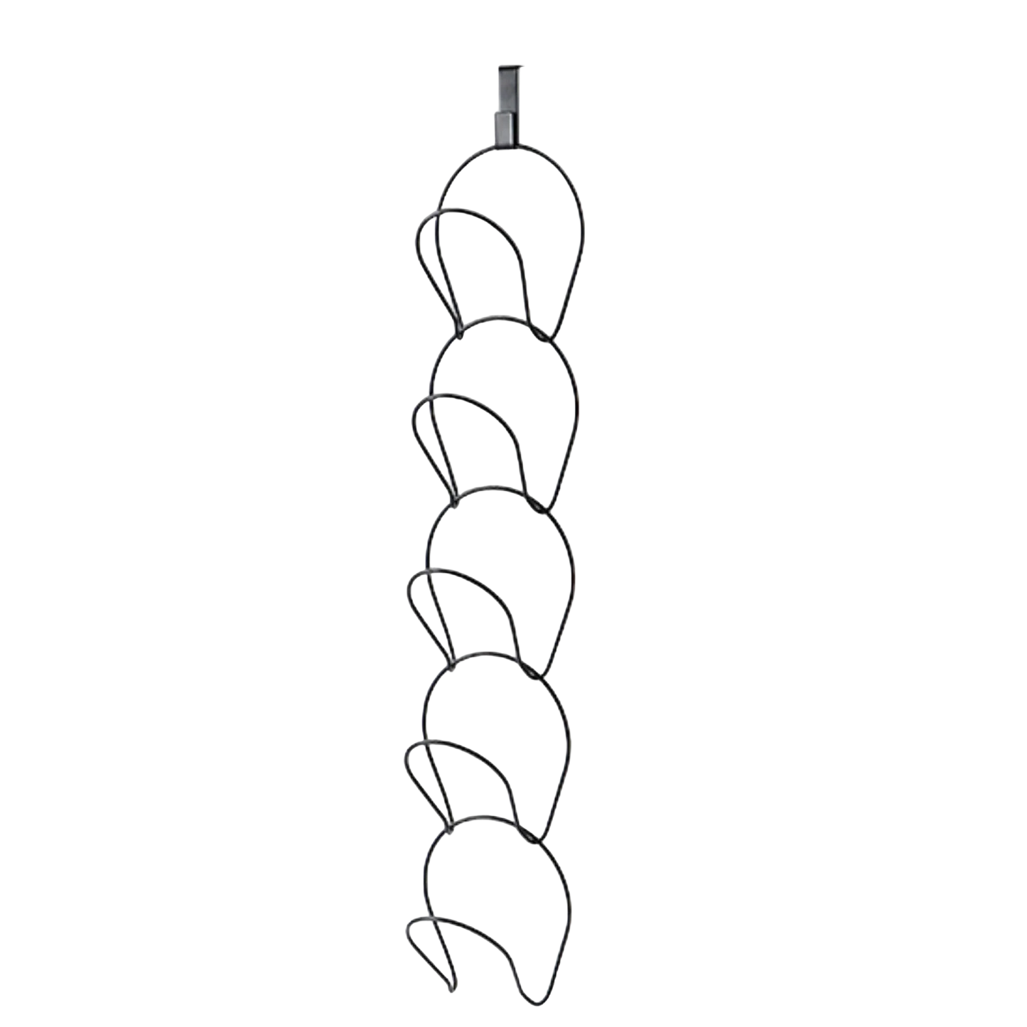 Over-Door Hat Rack Organizer – 5 Hooks, No Drilling Needed