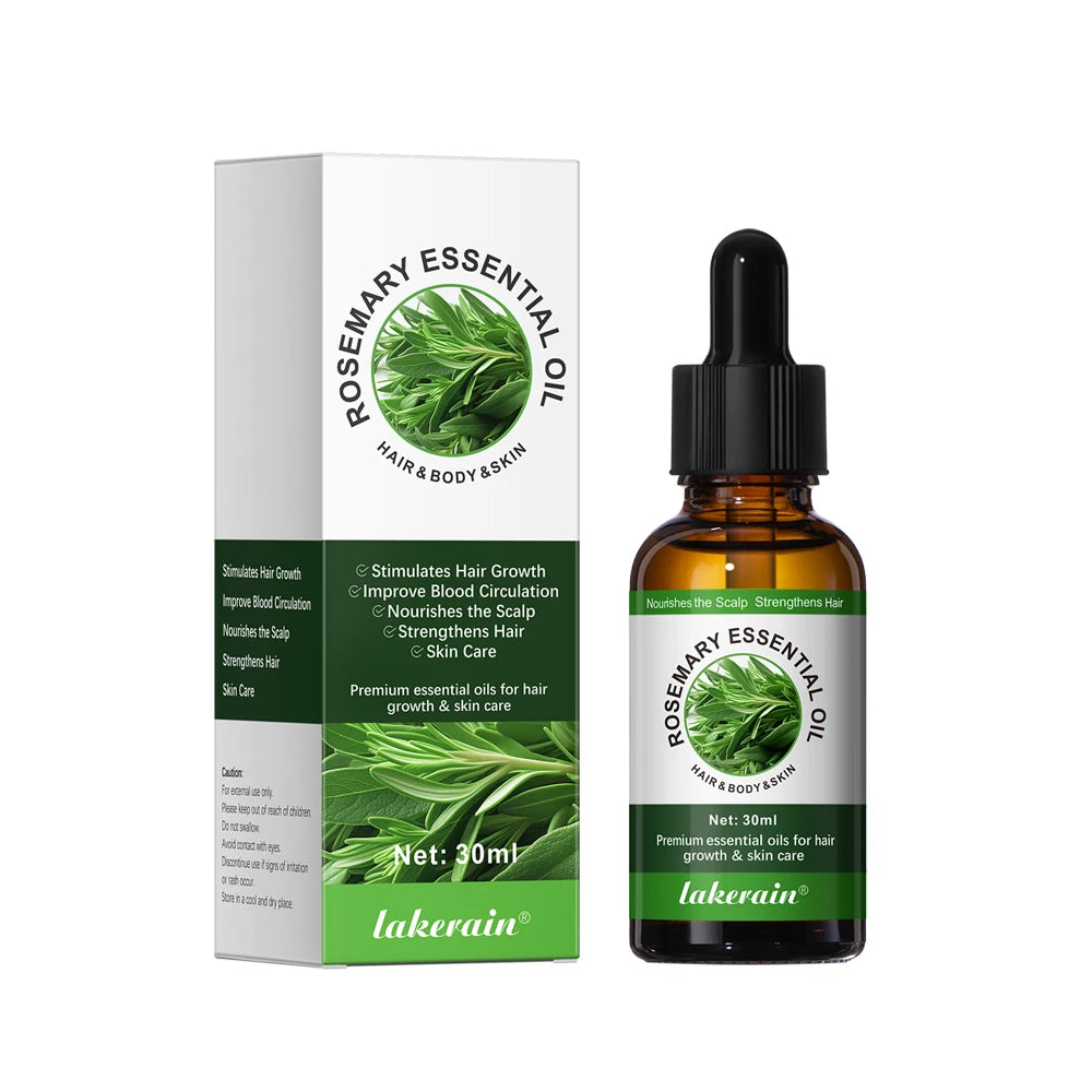30ml Natural Essential Oils Plant Extract Serum Massage Oil For Hair Skin Body Relax Black Seed Oil Rosemary Oil 1 Bottle Peaceful Pleasures Health and Wellness rosemary oil 30ml