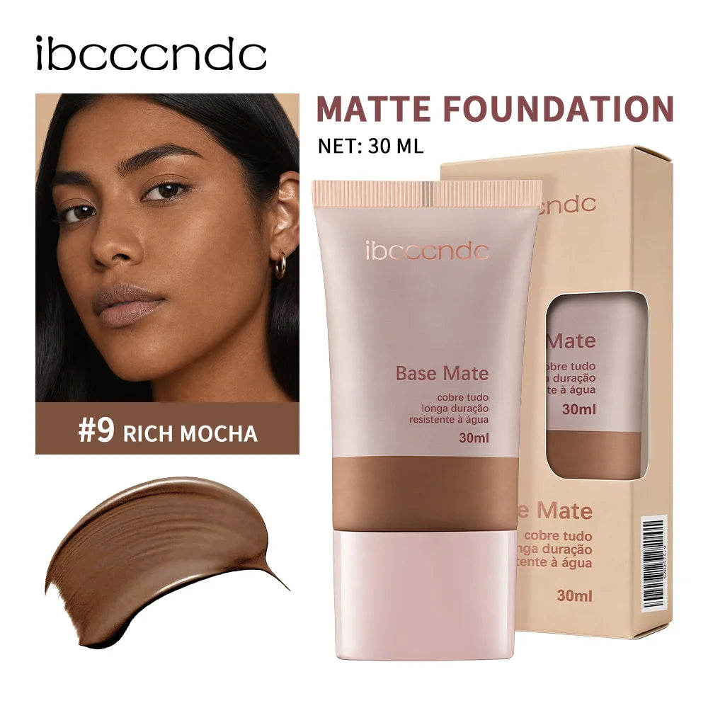 Matte Foundation Natural Coverage Smooth Skin-Friendly Deep Skin-Nourishing Long-Lasting & Waterproof Gentle Cares Foundation Peaceful Pleasures Health and Wellness Rich Mocha